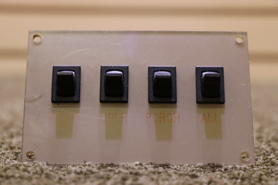 USED RV FOUR SWITCH PANEL FOR SALE RV Components 