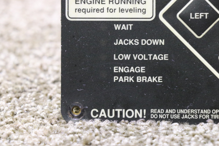 RV Components USED POWER GEAR POWER LEVEL SERIES 1401226 TOUCH PAD RV