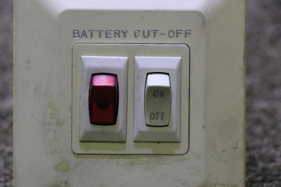 USED RV BATTERY CUT-OFF DOUBLE SWITCH PANEL FOR SALE RV Components 