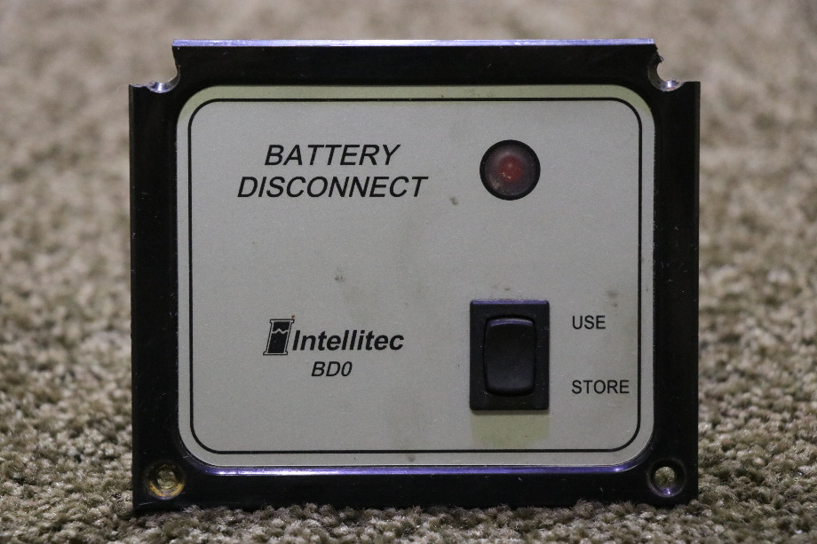 USED RV/MOTORHOME INTELLITEC BD0 BATTERY DISCONNECT SWITCH PANEL FOR SALE RV Components 
