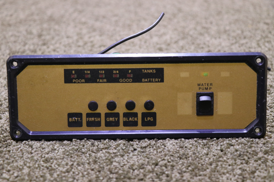 USED RV/MOTORHOME TANK MONITOR PANEL FOR SALE RV Components 