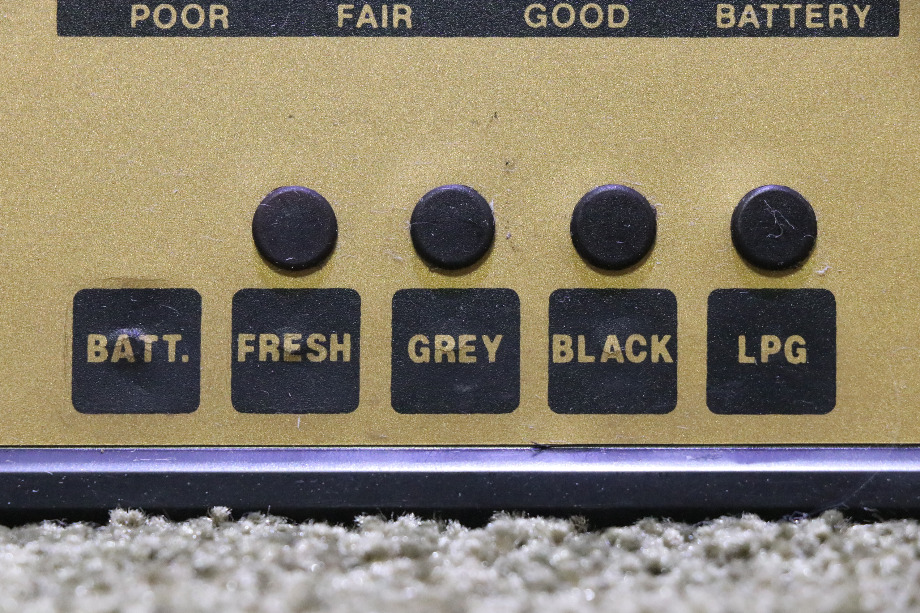 USED RV/MOTORHOME TANK MONITOR PANEL FOR SALE RV Components 