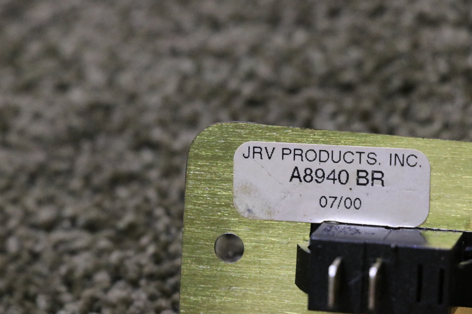 USED JRV BRASS SWITCH PANEL RV/MOTORHOME PARTS FOR SALE RV Components 