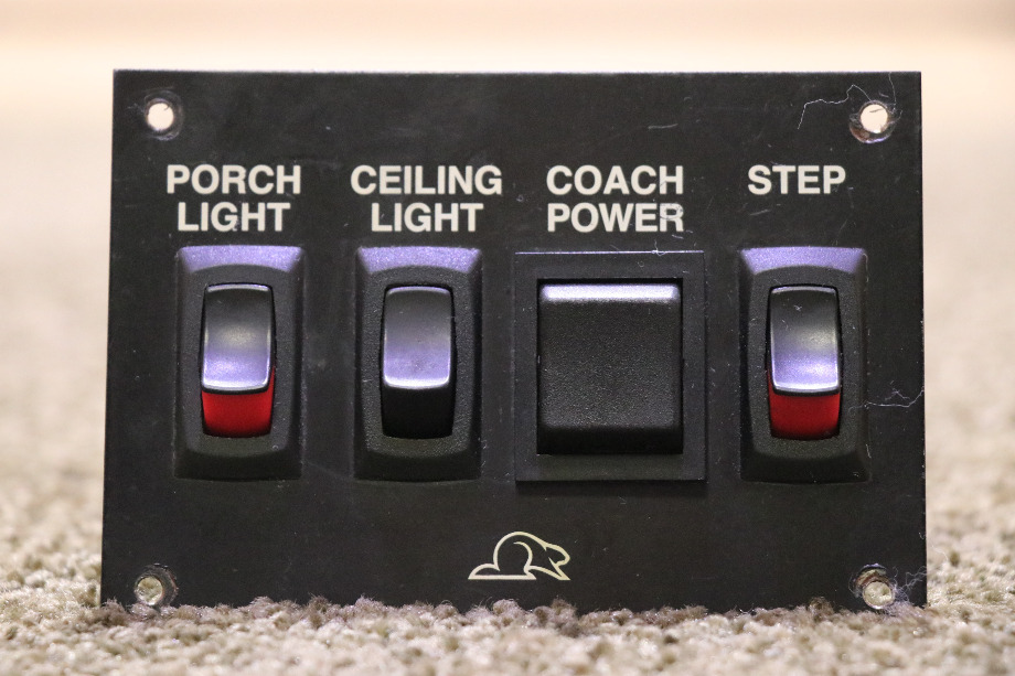 USED RV BEAVER FOUR SWITCH PANEL FOR SALE RV Components 