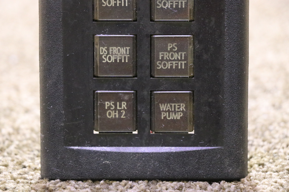 USED INTELLITEC 00-00870-010 10 BUTTON SWITCH PANEL RV/MOTORHOME PARTS FOR SALE RV Components 