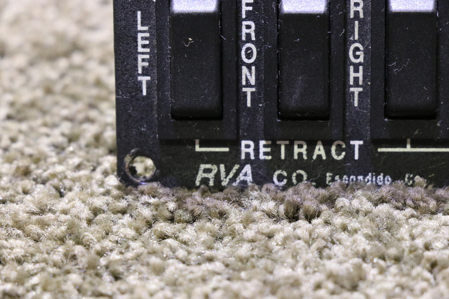 RV Components USED RVA JII LEVELING SYSTEM SWITCH PANEL RV/MOTORHOME PARTS FOR SALE Leveling