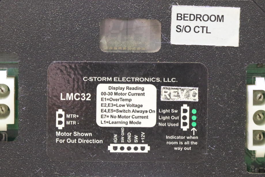 USED MOTORHOME LMC32 C-STORM ELECTRONICS SLIDE OUT CONTROL BOARD FOR SALE RV Components 