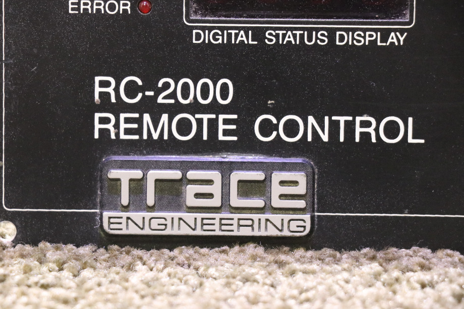 USED RC-2000 TRACE ENGINEERING REMOTE CONTROL PANEL RV/MOTORHOME PARTS FOR SALE RV Components 