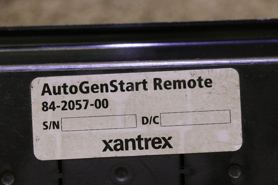USED MOTORHOME XANTREX AUTOGENSTART REMOTE PANEL 84-2057-00 FOR SALE RV Components 