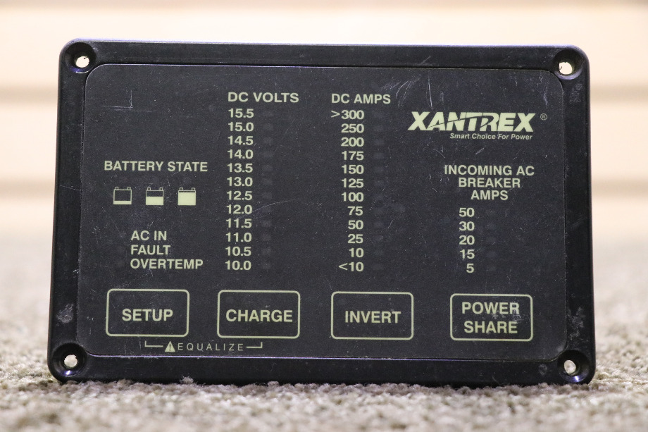 USED XANTREX / HEART INTERFACE 84-2056-03 HEART REMOTE PANEL MOTORHOME PARTS FOR SALE RV Components 