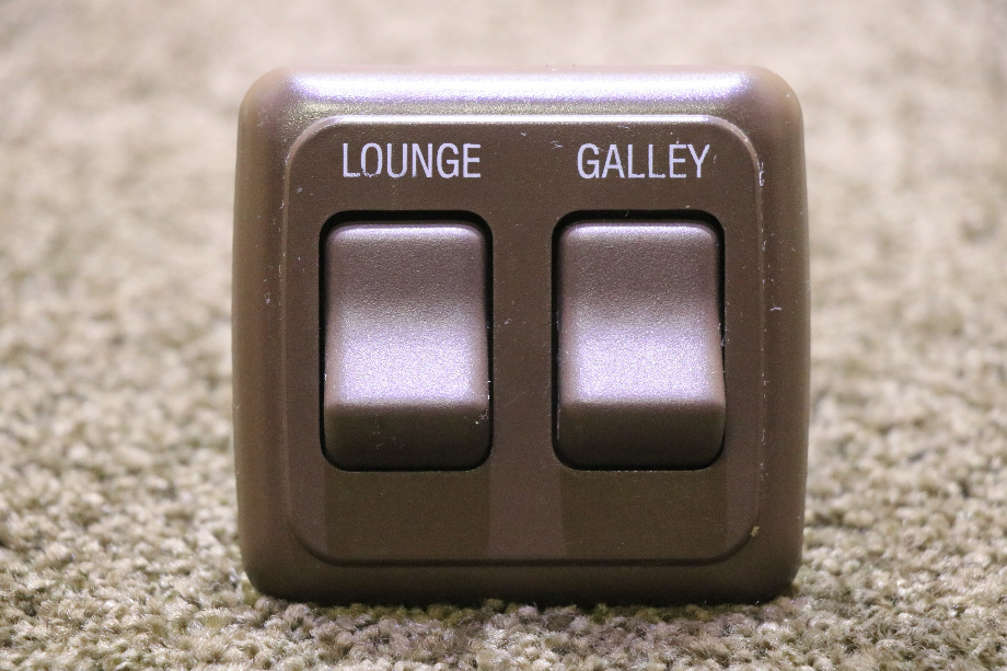 USED BROWN LOUNGE / GALLEY SWITCH PANEL RV PARTS FOR SALE RV Components 
