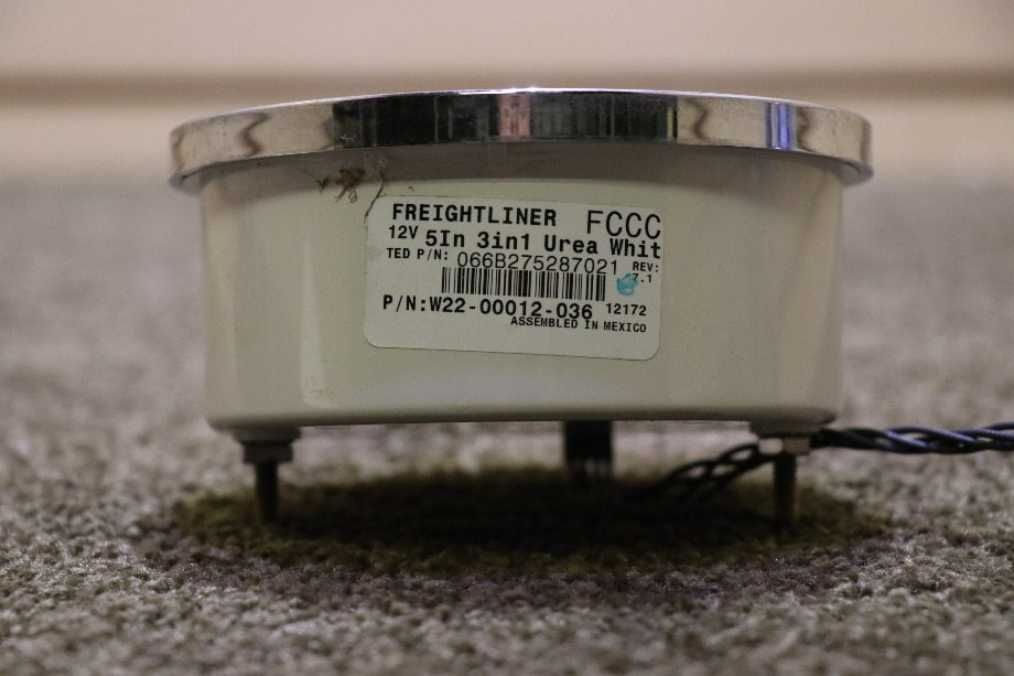 USED FREIGHTLINER 3 IN 1 TACHOMETER DASH GAUGE W22-00012-036 RV PARTS FOR SALE RV Components 