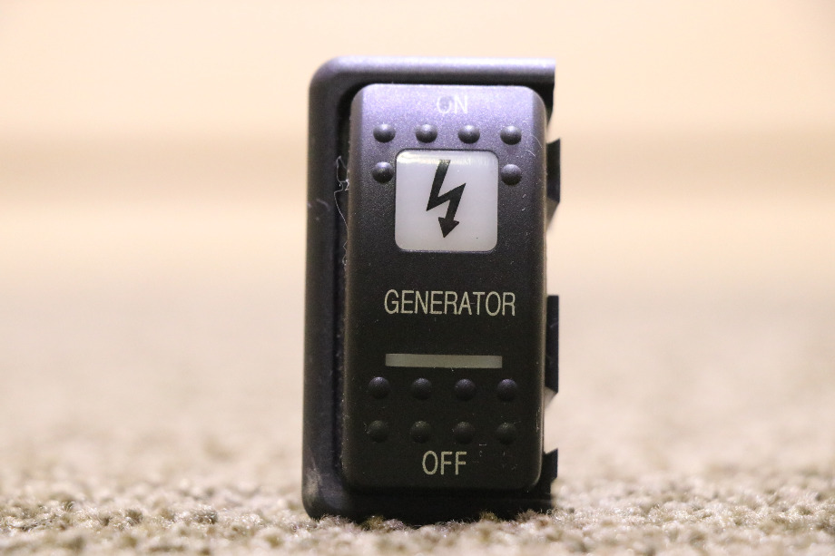 USED MOTORHOME GENERATOR ON / OFF DASH SWITCH FOR SALE RV Components 