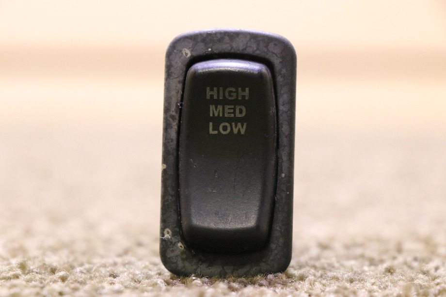 USED L58D1 HIGH / MED / LOW ROCKER DASH SWITCH MOTORHOME PARTS FOR SALE RV Components 