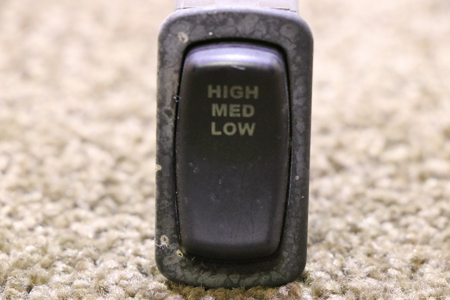 USED L58D1 HIGH / MED / LOW ROCKER DASH SWITCH MOTORHOME PARTS FOR SALE RV Components 