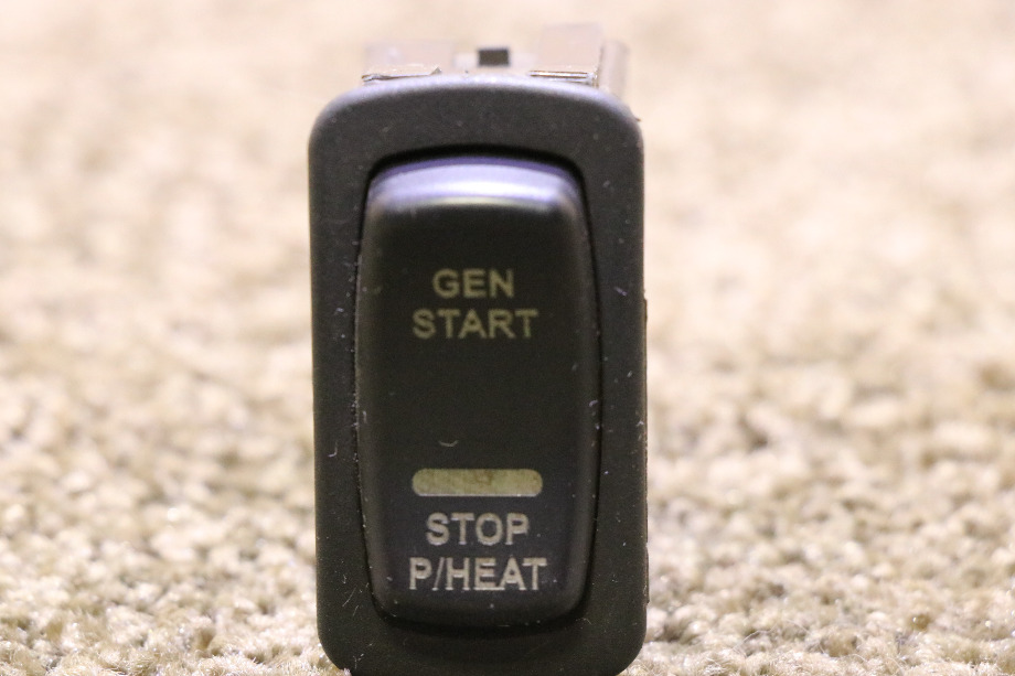 USED RV/MOTORHOME GEN START / STOP / PREHEAT DASH SWITCH FOR SALE RV Components 