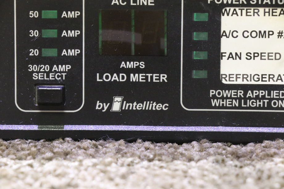 USED 00-00903-250 POWERLINE EMS BY INTELLITEC DISPLAY PANEL RV PARTS FOR SALE RV Components 
