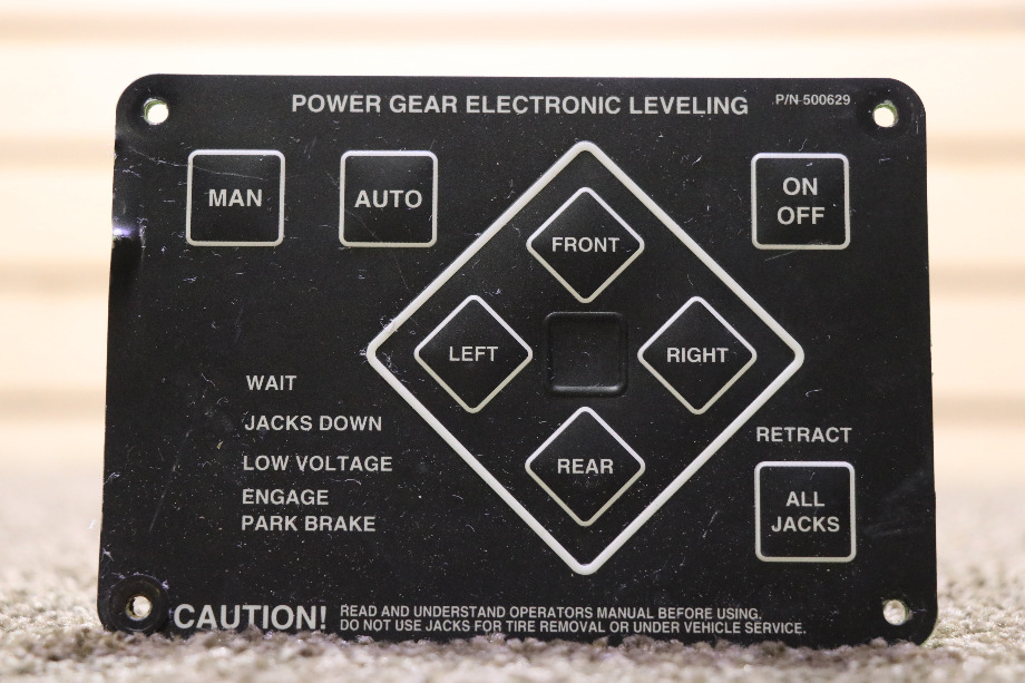 USED 500629 POWER GEAR ELECTRONIC LEVELING TOUCH PAD RV PARTS FOR SALE RV Components 