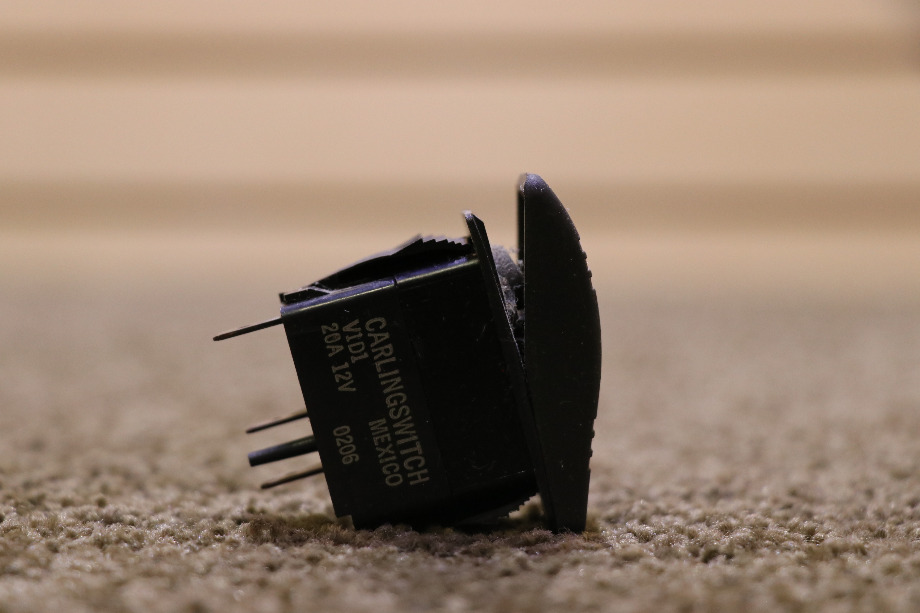 USED MOTORHOME V1D1 BLACK ROCKER SWITCH FOR SALE RV Components 