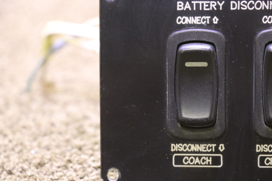 USED MOTORHOME BATTERY DISCONNECT SWITCH PANEL FOR SALE RV Components 