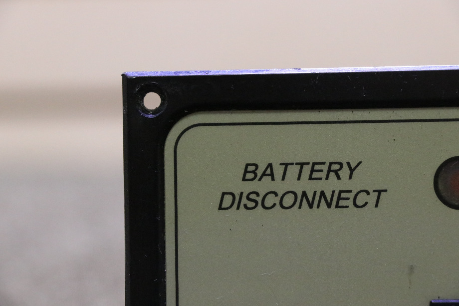 USED MOTORHOME BD0 INTELLITEC BATTERY DISCONNECT 01-00066-004 SWITCH PANEL FOR SALE RV Components 