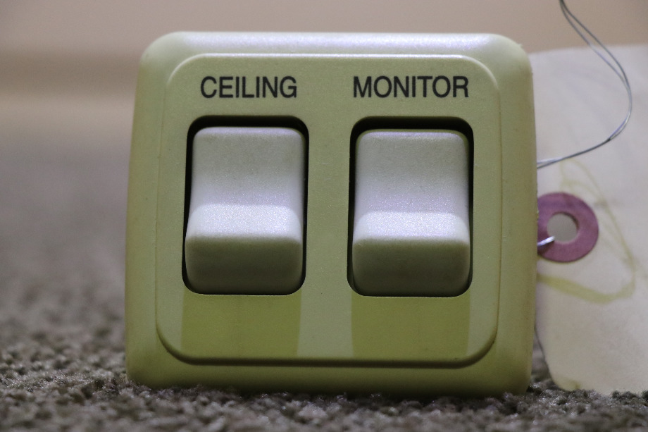 USED MOTORHOME CEILING AND MONITOR SWITCH PANEL FOR SALE RV Components 