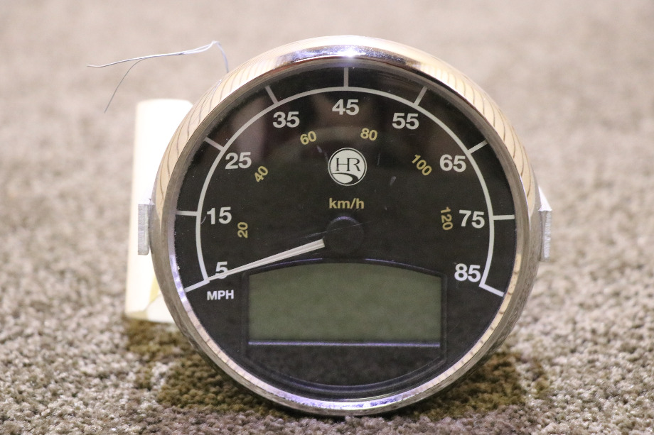 USED 8650-00009-19 CHROME HOLIDAY RAMBLER SPEEDOMETER DASH GAUGE RV PARTS FOR SALE RV Components 