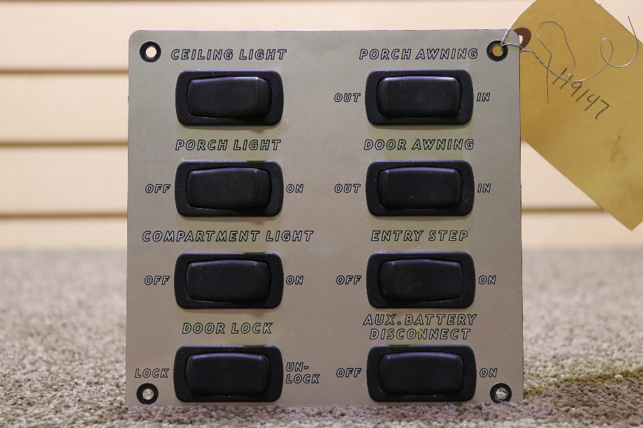 USED 8 SWITCH DASH PANEL RV PARTS FOR SALE RV Components 