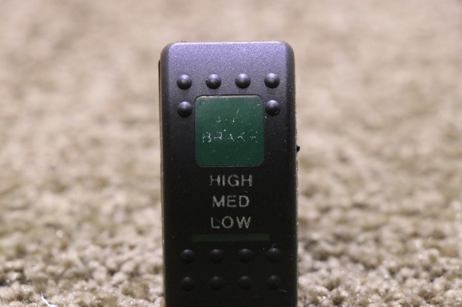 USED RV/MOTORHOME BRAKE HIGH / MED / LOW DASH SWITCH V8D1 FOR SALE RV Components 
