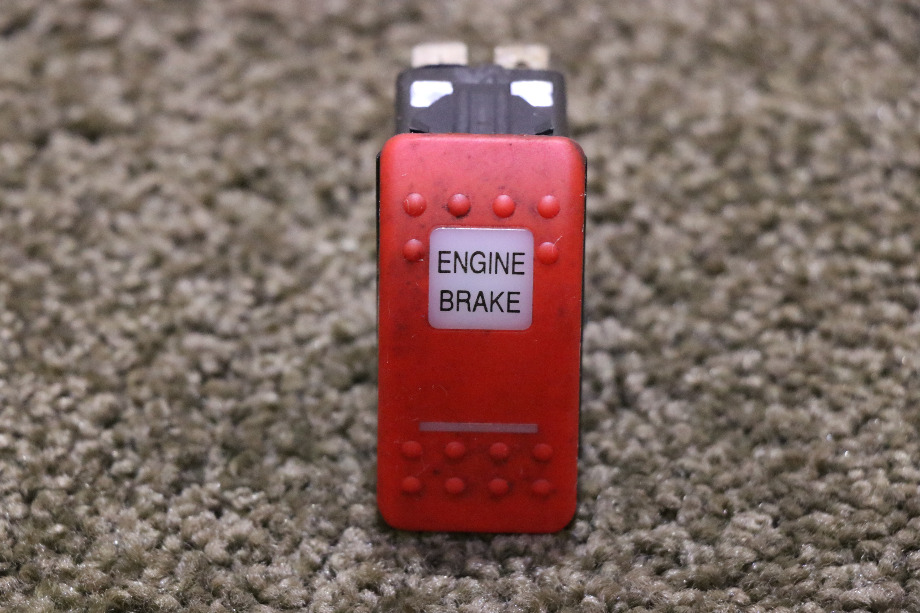 USED RV RED ENGINE BRAKE DASH SWITCH FOR SALE RV Components 