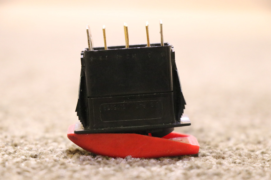 USED RV RED ENGINE BRAKE DASH SWITCH FOR SALE RV Components 