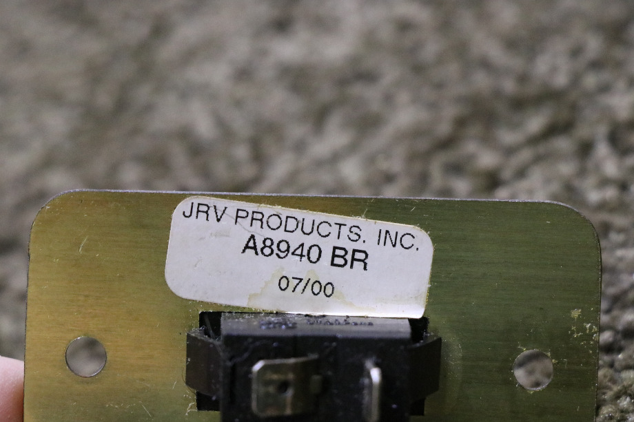 USED MOTORHOME JRV A8940BR ON/OFF SWITCH PANEL FOR SALE RV Components 