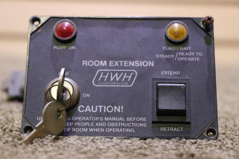 USED HWH ROOM EXTENSION PANEL WITH KEYS AP22475 MOTORHOME PARTS FOR SALE RV Components 