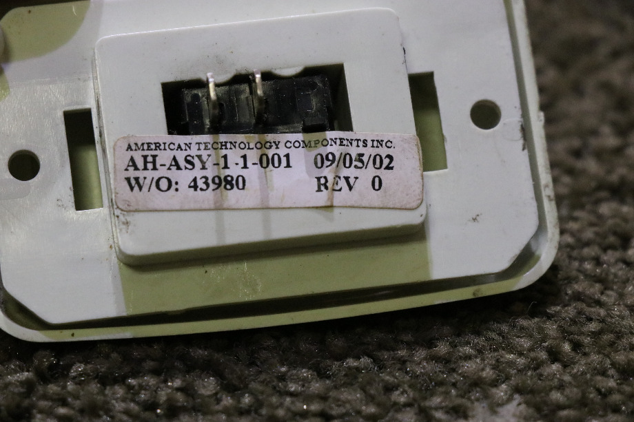 USED AH-ASY-1-1-001 AMERICAN TECHNOLOGY SWITCH PANEL RV/MOTORHOME PARTS FOR SALE RV Components 