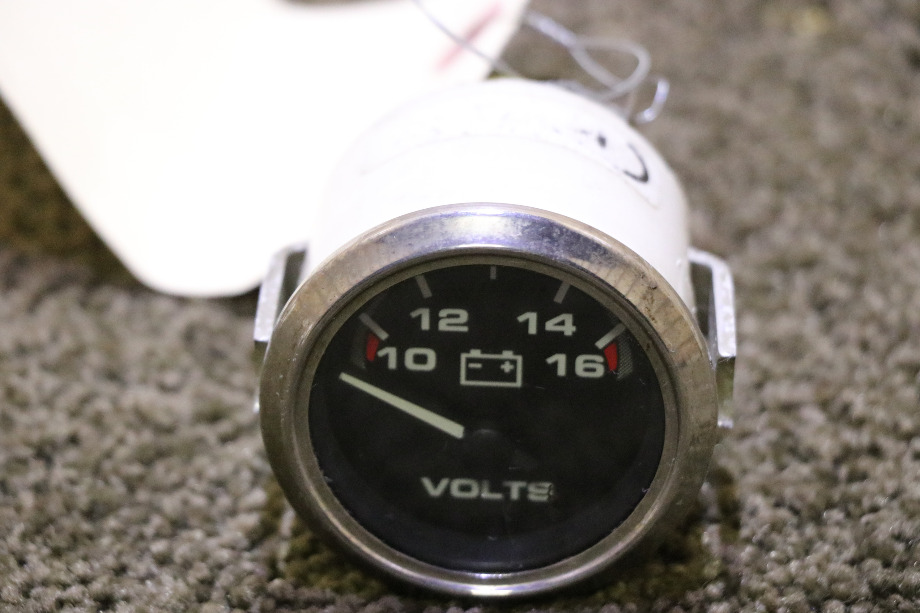 USED RV CHROME VOLTMETER DASH GAUGE FOR SALE RV Components 