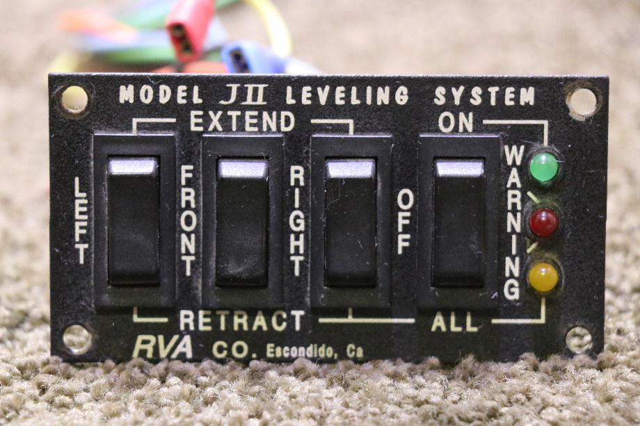 USED RV RVA JII LEVELING SYSTEM SWITCH PANEL FOR SALE RV Components 