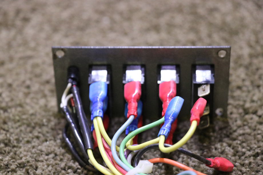 USED RV RVA JII LEVELING SYSTEM SWITCH PANEL FOR SALE RV Components 