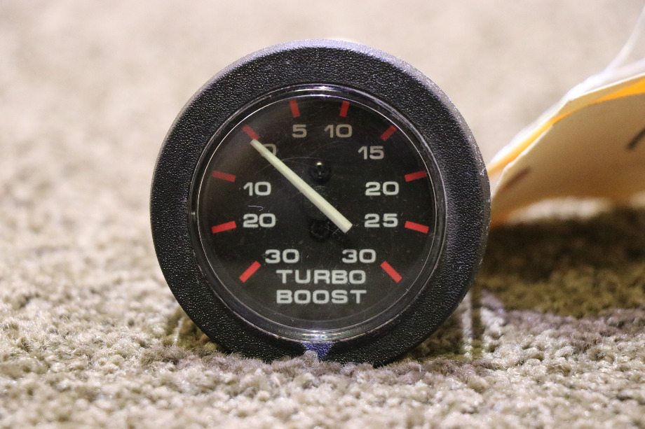 USED TURBO BOOST 10411 TELELFEX DASH GAUGE RV/MOTORHOME PARTS FOR SALE RV Components 