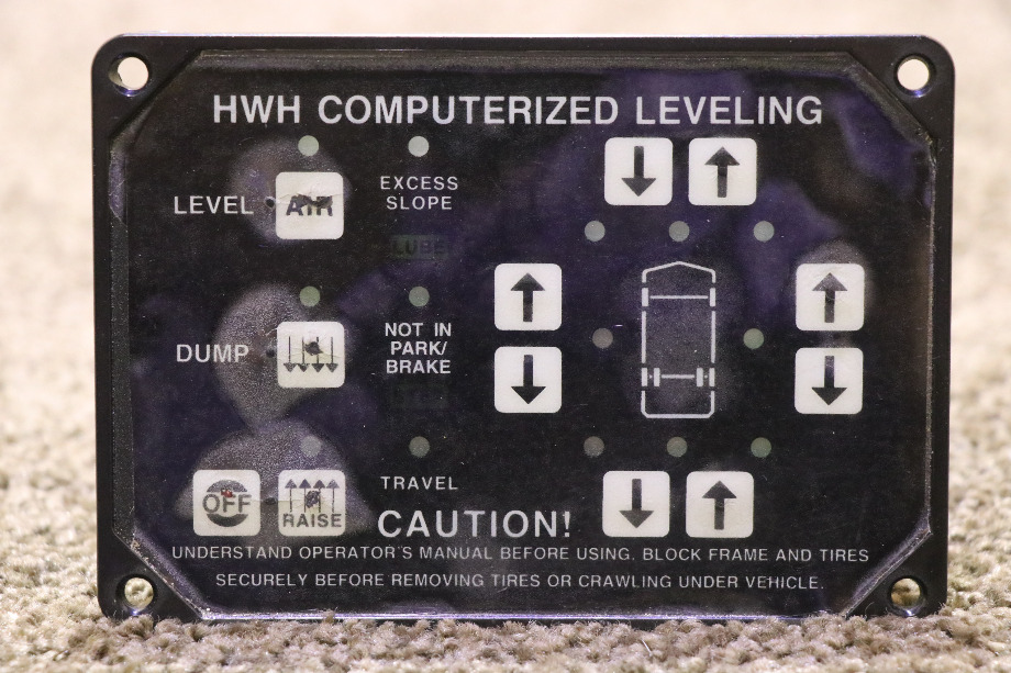 USED HWH COMPUTERIZED LEVELING AP8444 TOUCH PAD RV PARTS FOR SALE RV Components 
