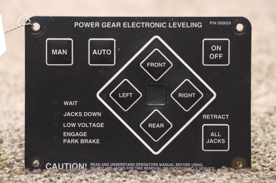 USED MOTORHOME 500629 POWER GEAR ELECTRONIC LEVELING TOUCH PAD FOR SALE RV Components 