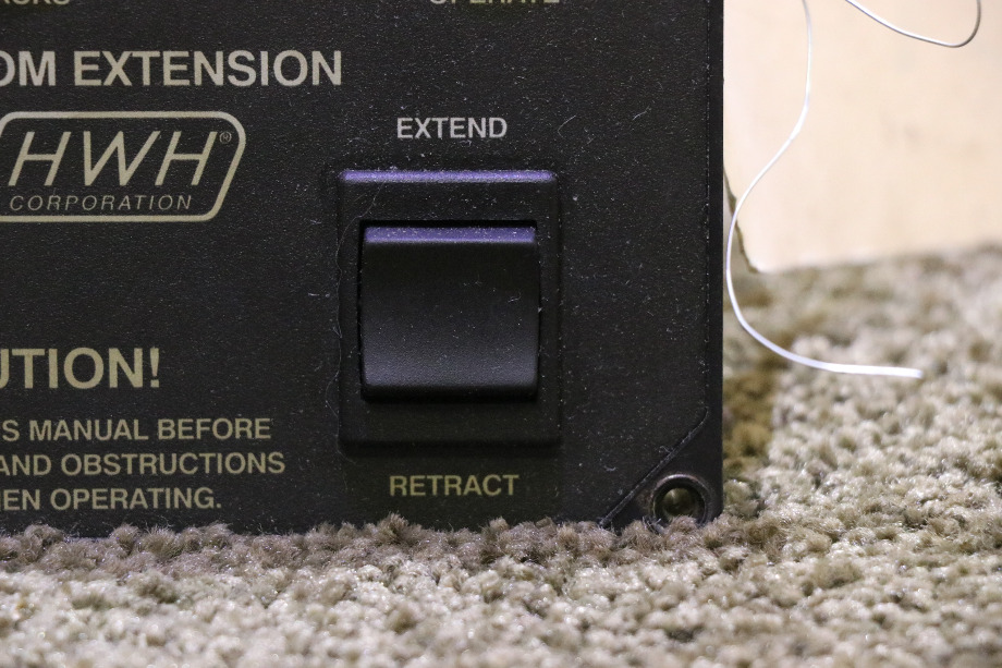 USED HWH AP18932 ROOM EXTENSION SWITCH PANEL WITH KEY MOTORHOME PARTS FOR SALE RV Components 