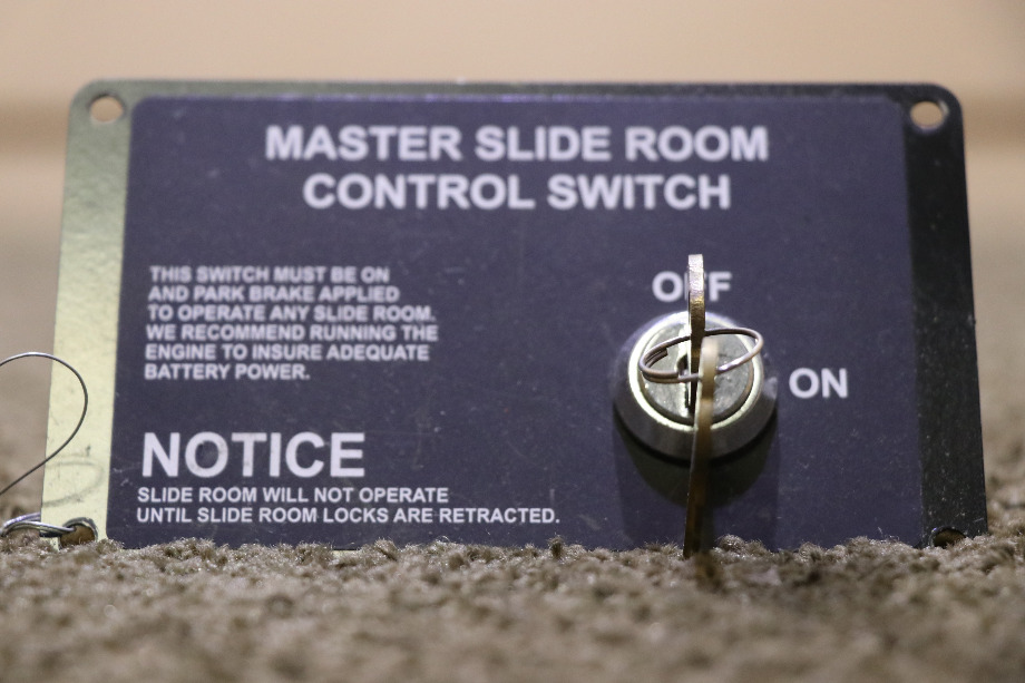 USED MASTER SLIDE ROOM CONTROL SWITCH PANEL MOTORHOME PARTS FOR SALE RV Components 