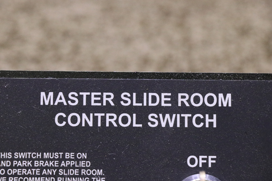 USED MASTER SLIDE ROOM CONTROL SWITCH PANEL MOTORHOME PARTS FOR SALE RV Components 