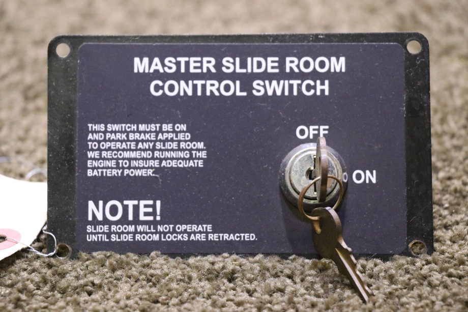 USED MASTER SLIDE ROOM CONTROL SWITCH PANEL RV/MOTORHOME PARTS FOR SALE RV Components 