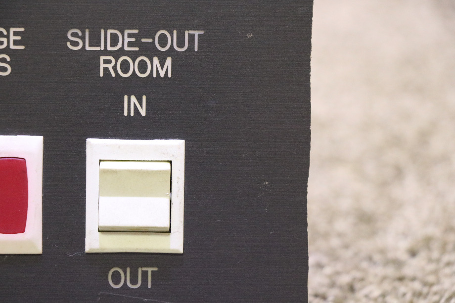 USED SLIDE-OUT ROOM & STORAGE LIGHTS SWITCH PANEL MOTORHOME PARTS FOR SALE RV Components 