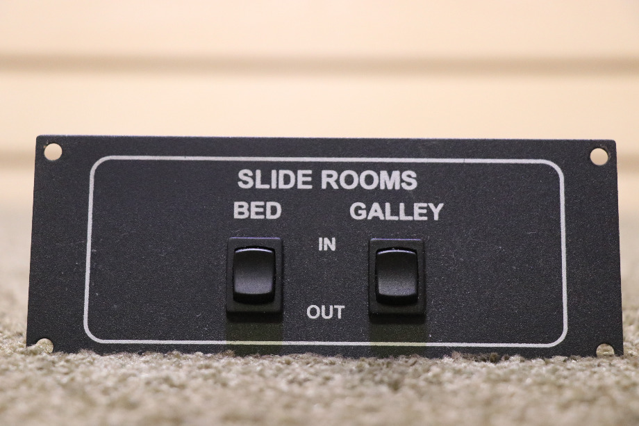 USED MOTORHOME SLIDE ROOMS BED & GALLEY SWITCH PANEL FOR SALE RV Components 