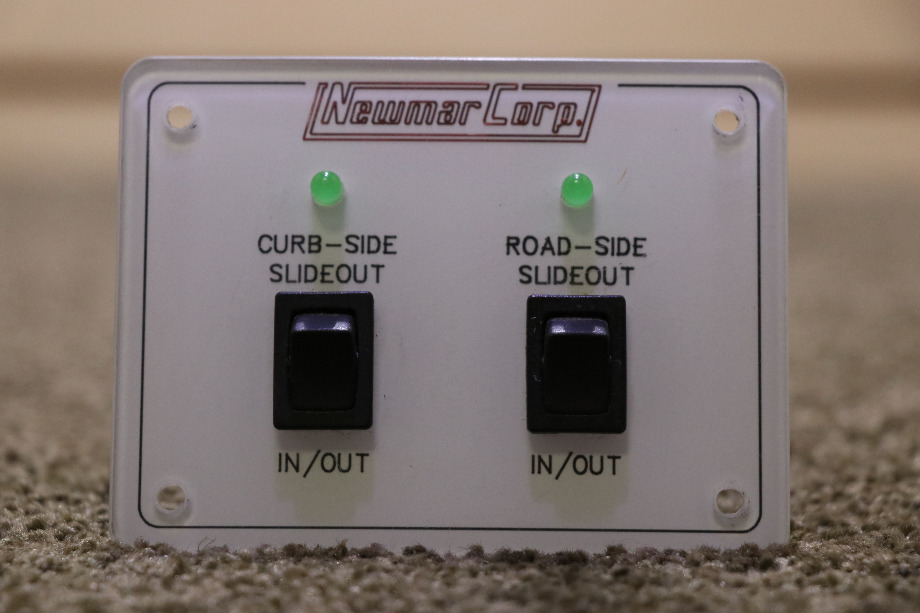 USED RV NEWMAR CORP CURB-SIDE & ROAD-SIDE SLIDE OUT SWITCH PANEL FOR SALE RV Components 