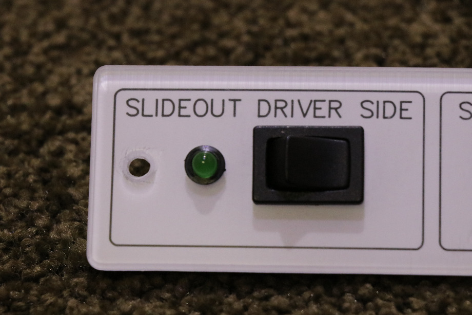 USED NM01349 SLIDE OUT DRIVER & PASSENGER SIDE SWITCH PANEL RV PARTS FOR SALE RV Components 