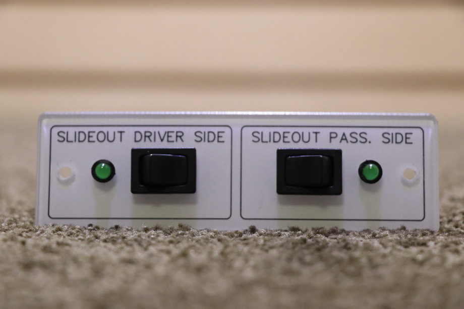 USED NM01349 SLIDE OUT DRIVER & PASSENGER SIDE SWITCH PANEL RV PARTS FOR SALE RV Components 
