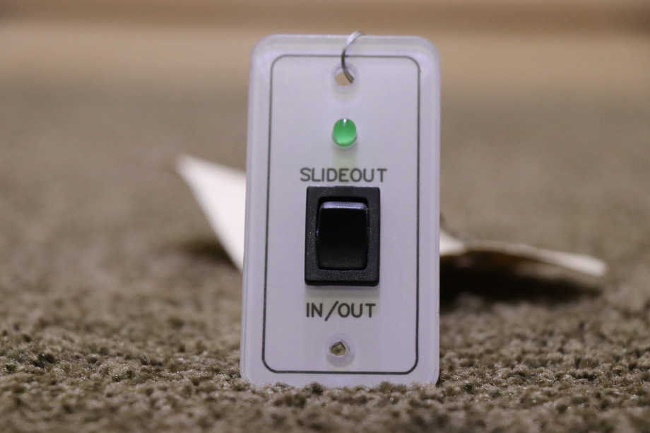 USED SLIDEOUT IN/OUT SWITCH PANEL NMBSNLOUT1 MOTORHOME PARTS FOR SALE RV Components 